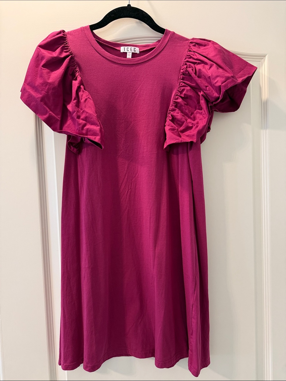 TCEC Puff Sleeve Cotton Dress